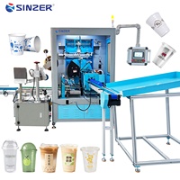 Machine d'impression sérigraphique multi-couleurs entièrement automatique de haute qualité avec séchage UV intégré pour gobelets en plastique et bouteilles en verre
