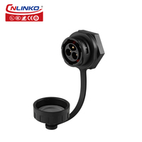 CNLINKO 20A 14-12AWG prise de courant connecteur à 3 broches connecteur d'alimentation électrique étanche IP68