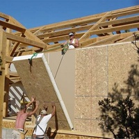 Maisons portables de luxe modernes, maison intelligente préfabriquée, villa 3 chambres, structure en acier lourd, maison préfabriquée