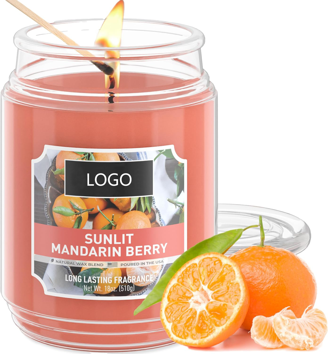 Baie de mandarine ensoleillée
