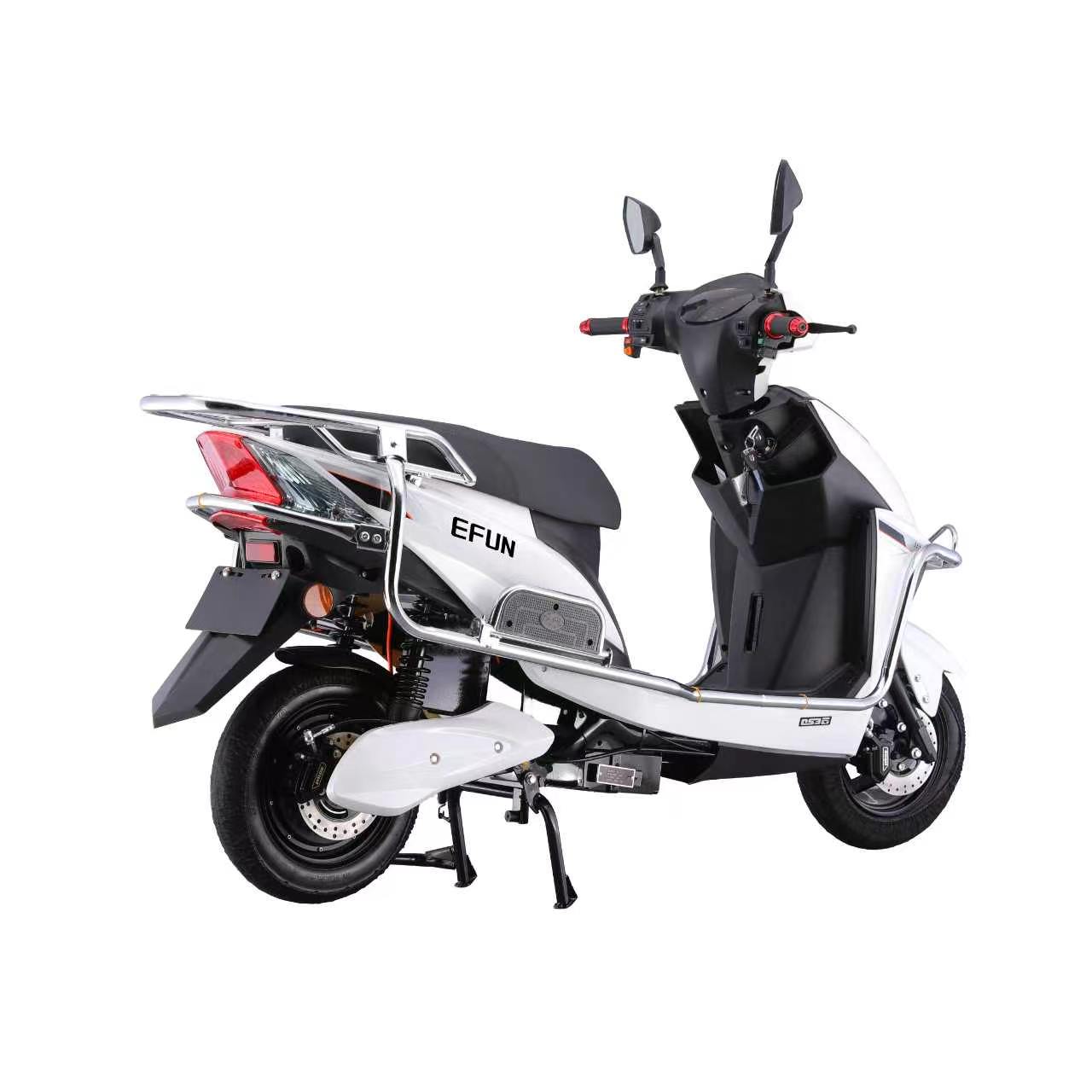 Low Cost 1200W 72V Electric Moped Adult Scooter LED Light Cheap Sale