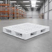 Palette en plastique double face de haute qualité 1300*1100mm pour conteneur, durable, pour usage logistique, fournisseurs chinois