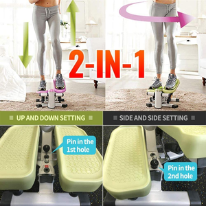 Mini-<span class=keywords><strong>stepper</strong></span> de fitness 2-en-1 en acier, équipement d'exercice, vente en gros, <span class=keywords><strong>stepper</strong></span> pour la remise en forme, marche vers le haut, vers le bas, à gauche et à droite - Product Image 4