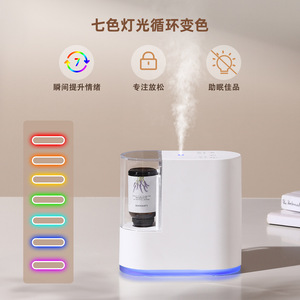 Smart Aroma Diffuser Waterless Rechargeable 2500mAh Battery Type C Charging 7 Color Light Cycle Home Office Use - Product Image 3