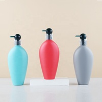 Ensemble de bouteilles de shampooing pulvérisateur à pompe écologique de luxe de 500ml avec conteneur PET/PCR/PLA pour savon liquide lotion pour le corps et gel douche