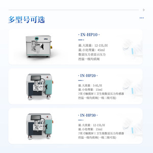 Laboratory High Pressure Homogenizer IN HP10 HP20 HP50 For Nanoemulsions Food Emulsification Liposomes Fat Emulsion Processing - Product Image 5