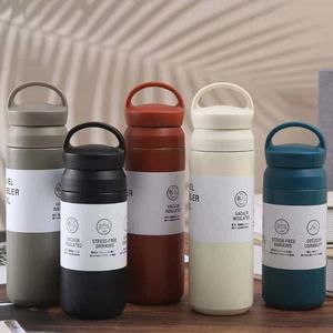 304 Stainless Steel Handheld Classic Leak-Proof Insulated Water Bottle 6-12 Hours Thermal Insulation Office Use <b>Double</b>-Layer - Product Image 2