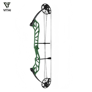 Arc à poulies de 36 pouces, réglable de 19 à 60 lbs, pour débutants, idéal pour l'entraînement en club d'archerie, modèle FH-FJ-002, force de tir réglable de 19 à 60 LBS - Product Image 5