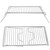Accessoires de barbecue gril de feu de camp pliant Portable en acier inoxydable barbecue support de cuisson grille grille pour pique-niques et Camping