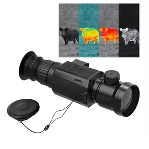 Cầm tay kính thiên văn man hinh nhiệt quang học 640*512 Độ phân giải đêm săn bắn tầm nhìn phạm vi với clip trên