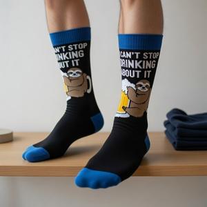 Calcetines de Algodón con Diseño de <span class=keywords><strong>Dibujos</strong></span> <span class=keywords><strong>Animados</strong></span>, Antideslizantes, Transpirables, Casuales, de Otoño, con Diseño Divertido y Original del <span class=keywords><strong>Grinch</strong></span>, Venta al Por Mayor - Product Image 3