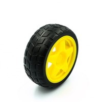 Roue en caoutchouc pour robot/voiture de patrouille à traçage de ligne, pneu de voiture intelligente, châssis, 40g, fabriqué en Chine