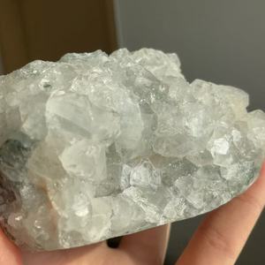 Wholesale Natural High Quality Apophyllite Cluster <b>Raw</b> <b>Crystal</b> Quartz Stone With Druzy <b>Crystal</b> Spicemen Quartz Stone for Decor - Product Image 6