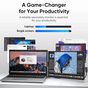 Moniteur <span class=keywords><strong>portable</strong></span> 14 pouces 16:10 1200P HDR <span class=keywords><strong>Écran</strong></span> <span class=keywords><strong>externe</strong></span> pour ordinateur <span class=keywords><strong>portable</strong></span> pour PS4 5 Switch - 14-17,3 pouces - Product Image 3