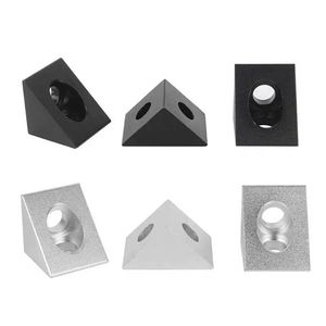 2020 có thể điều chỉnh 2-cách tam giác nhôm nối kẽm kim loại khung góc cho máy in 3D guid đường ray nhôm đùn hồ sơ - Product Image 6