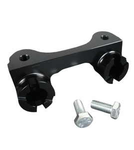 Puente de manillar CNC de alta calidad personalizado de aluminio mecanizado CNC negro plateado para Honda - Product Image 2