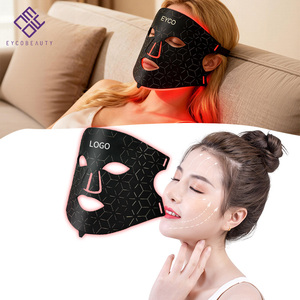 Masque facial LED en silicone souple <span class=keywords><strong>EYCO</strong></span> approuvé 510K, traitement facial LED Photon, appareil de luminothérapie rouge - Product Image 1
