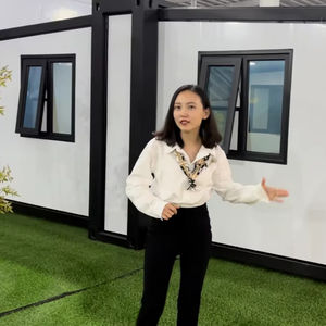 Entrepôt 1 Chambre à coucher 20 pieds 40 pieds Préfabriqué Certificat CE Maison en conteneur extensible à double aile et de luxe personnalisée - Product Image 1