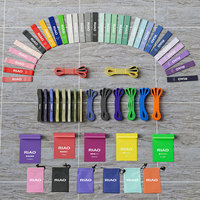 OKPRO fábrica de goma de Color personalizado bucle largo Pull Up banda bandas de ejercicio de resistencia conjunto para entrenamiento