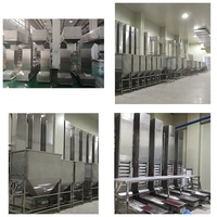 Automatique Usine approbation de la CE ensacheuse verticale machine d'emballage avec multi-tête peseur pour glace cube congelés produits