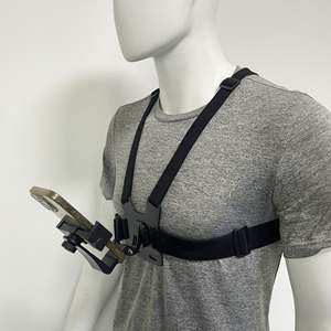 ポータブルライブストリーミングベスト2-in-1調整可能携帯電話ホルダー挿入スタンド携帯電話アクションカメラストラップマウントハーネス - Product Image 4