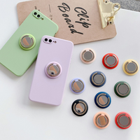 Soporte Magnético Universal de Lujo para Teléfono Móvil, Anillo Giratorio, Agarre Trasero Adhesivo, Compatible con Todos los Teléfonos Móviles
