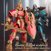 Modèle de jouet à assembler Lucky 13 Lich King Knight Robot, figurine articulée, boîte en plastique, cadeau pour garçons