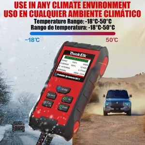 EBT-7 ThinkElk de haute qualité 12V/24V avec prise <span class=keywords><strong>en</strong></span> charge du Mode de détection de lot <span class=keywords><strong>en</strong></span> un clic <span class=keywords><strong>espagnol</strong></span> pour testeur de batterie de voiture de camion - Product Image 4