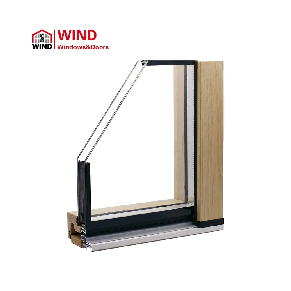 WIND Italian design teak wood carving window manufacturer
