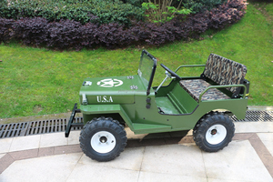 Внедорожный мини-карт 48В20Ач, двухместный, со стальной рамой, в стиле джипа, подходит для живописных мест и взрослых игровых площадок - Product Image 3