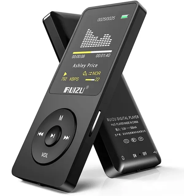 Quran Player RUIZU X02 MP3 Player Walkman Portable Ultra Slim FM Radio E-Book Clock Mini MP3Player
