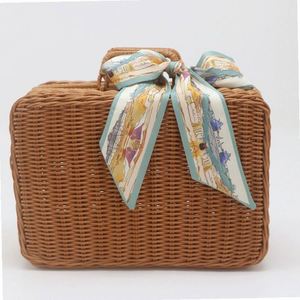 Panier en papier décoratif noir et marron, 16 pouces, pour pain, mini-cadeaux, <span class=keywords><strong>palmiers</strong></span>, jonc de mer, sacs et articles de couleurs variées - Product Image 6