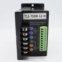 Convertisseur de fréquence pour moteur T13-750W-12-H 220V, entrée monophasée, sortie triphasée, avec affichage numérique à quatre chiffres
