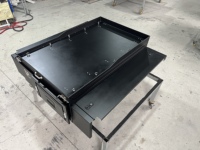 Système de tiroirs pour benne de pick-up en alliage d'aluminium sans perçage, extension complète, pliable, boîte de rangement coulissante pour Toyota Tacoma Ford
