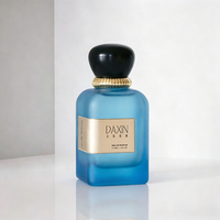 Flacons de parfum fantaisie personnalisés à col serti 30 ml 50 ml 100 ml Flacons de parfum de luxe en verre coloré avec bouchon