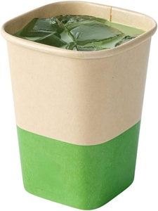 Gobelet en papier carré à paroi simple, épaissi, personnalisé, vente en gros à prix réduit - Product Image 1