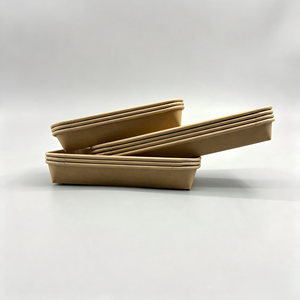 Contenants alimentaires jetables en papier enduit de PE, écologiques, de qualité alimentaire, étanches et résistants à l'huile pour plats à emporter - Product Image 3