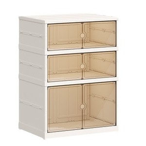 Dustproof <b>Shoe</b> Cabinet Multi Layer Plastic Storage Box <b>Large</b> Capacity Foldable Standing Type <b>Shoe</b> Organizer - Product Image 4