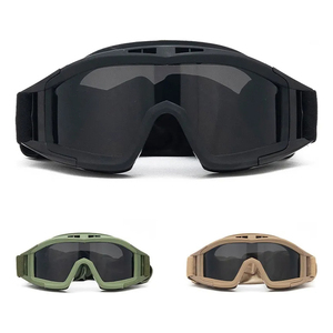 Deportes al aire libre Conducción Motocicletas Bicicletas Gafas tácticas <span class=keywords><strong>Lentes</strong></span> con 3 <span class=keywords><strong>lentes</strong></span> - Product Image 4
