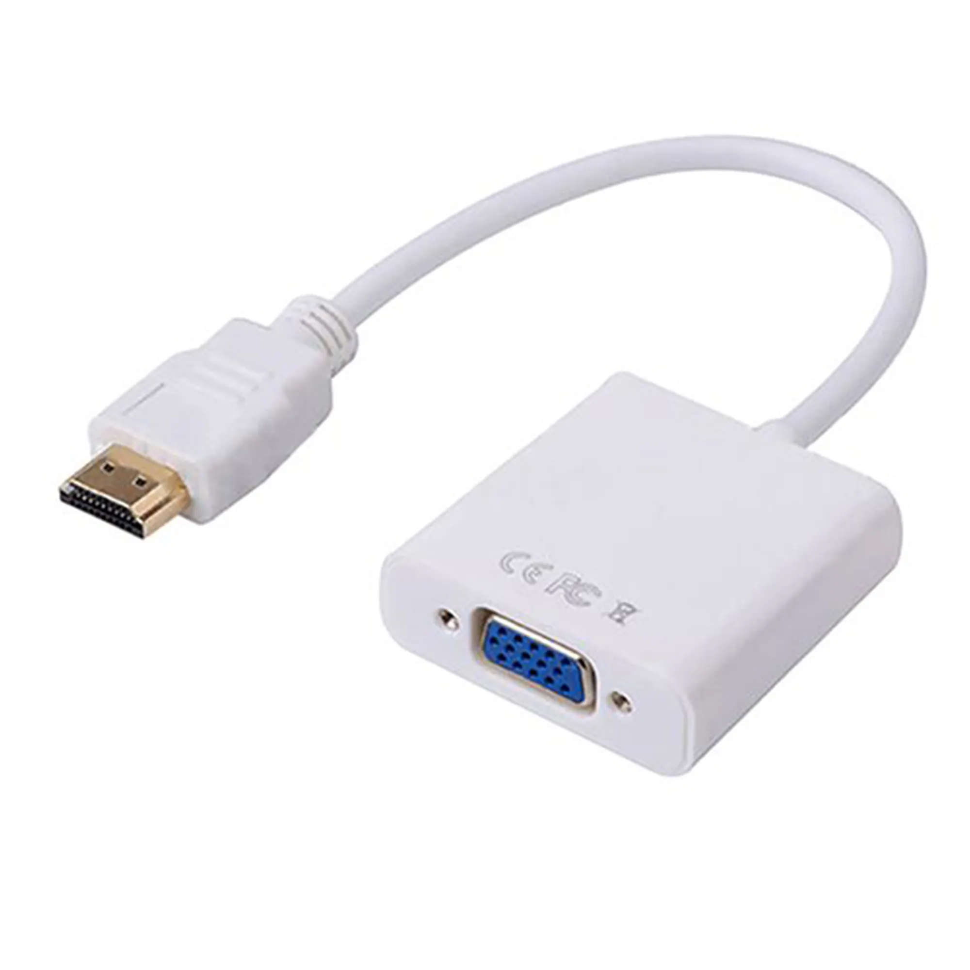 Yüksek kaliteli 1080P HDMI VGA dönüştürücü sexi video 60in usb hdmi vga ile port adaptörü