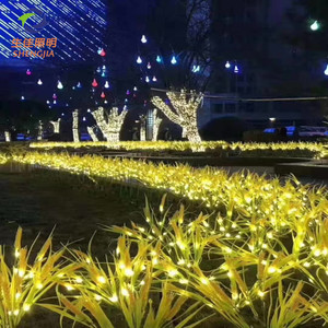 En gros extérieur IP65 étanche <span class=keywords><strong>15</strong></span> pièces/ensemble LED blé lumière pour extérieur 50 acier inoxydable nordique lumières Noel pelouse lumières 360 - Product Image 6