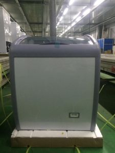 Vitrina Exhibidora de Hielo Smad 230L, Congelador con Puerta Corredera de Vidrio para Carnes Congeladas, para Centros Comerciales DDH-300W4 - Product Image 3