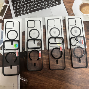 Custodia Magnetica Trasparente in Acrilico per <span class=keywords><strong>iPhone</strong></span> 17 Air, 16, 15, 13, 14 Plus, 17 <span class=keywords><strong>Pro</strong></span> <span class=keywords><strong>Max</strong></span> - <span class=keywords><strong>Cover</strong></span> Anti-Graffio - Product Image 2