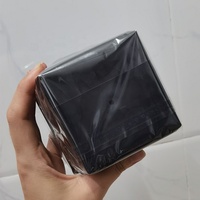 Neue Produktideen 2026 Haus und Küche Backform Schwarze Quadratische Wasserwürfel-Toastbox Brotbackform Kuchenform mit Deckel