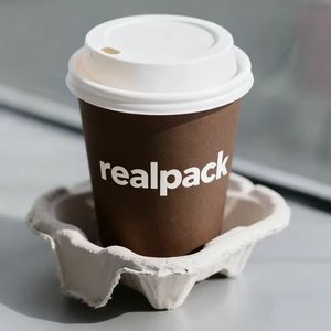Tùy chỉnh một cửa cốc giấy bao bì cho cà phê Takeaway và bánh hộp với biểu tượng cá nhân - Product Image 2