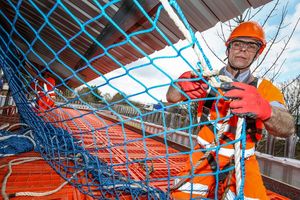 ตาข่ายนิรภัยก่อสร้างขนาด 6 มม. ตาข่ายนิรภัยสำหรับขนส่งสินค้า ตาข่ายนิรภัยระเบียงสำหรับเด็ก - Product Image 4