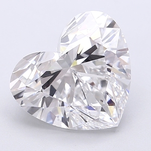 Diamante cultivado en laboratorio certificado Heart 3,19 E VVS2 GIA para producción de joyería personalizada - Product Image 4