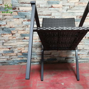 Ensemble de salle à manger de mobilier de <span class=keywords><strong>jardin</strong></span> d'extérieur en aluminium pe rotin économique 4-6 <span class=keywords><strong>personnes</strong></span> ensemble de chaises de table à manger d'extérieur en osier - Product Image 4