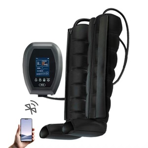 Bottes de massage à compression d'air à 6 airbags, professionnelles, séquentielles, 4 modes, contrôle de la minuterie, pour la circulation des pieds et des jambes entières - Product Image 2