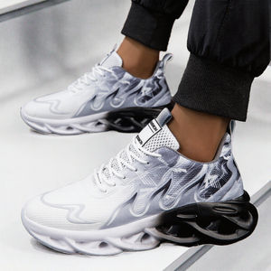 Chaussures de course décontractées pour hommes grande taille 2025 LX-step, basses, à lacets, légères, avec empeigne en maille et semelle extérieure en EVA, tendance - Product Image 3